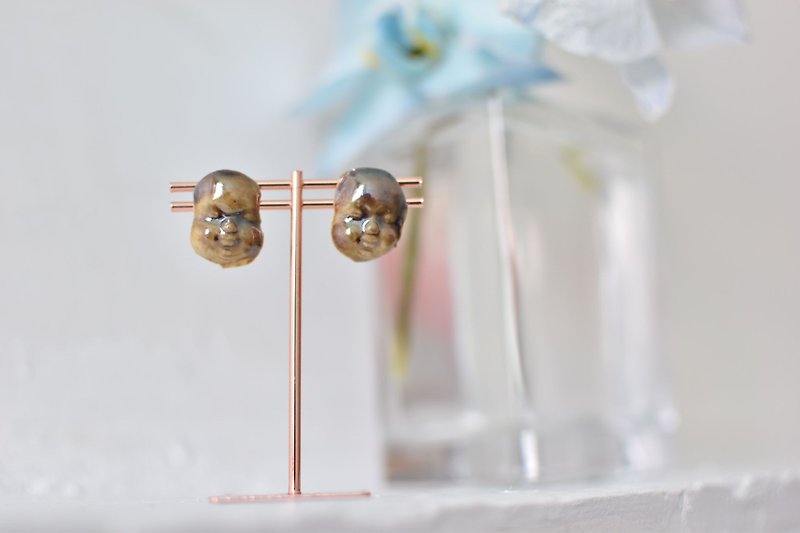 | Halloween Baby earrings | - Earrings & Clip-ons - Pottery 