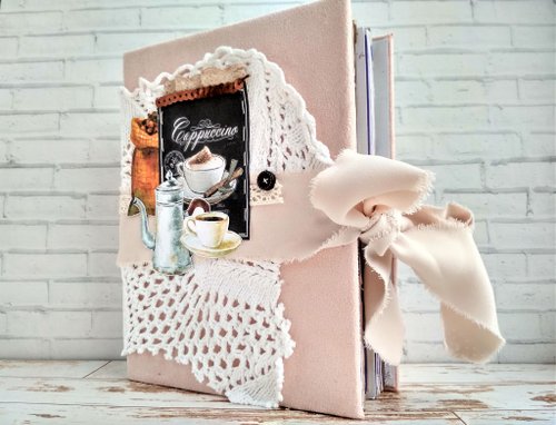 新販売 ☆ジャンクジャーナル スクラップブック レース 犬 少女☆ その他