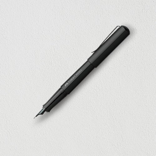 文聚 【Faber-Castell】HEXO 鋼筆-EF尖 黑色 免費刻字