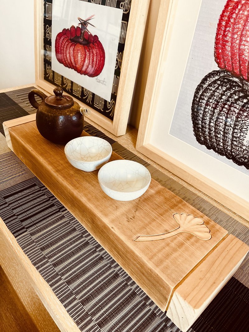 Wood Items for Display - Ginkgo Tea Bridge/Old Cypress