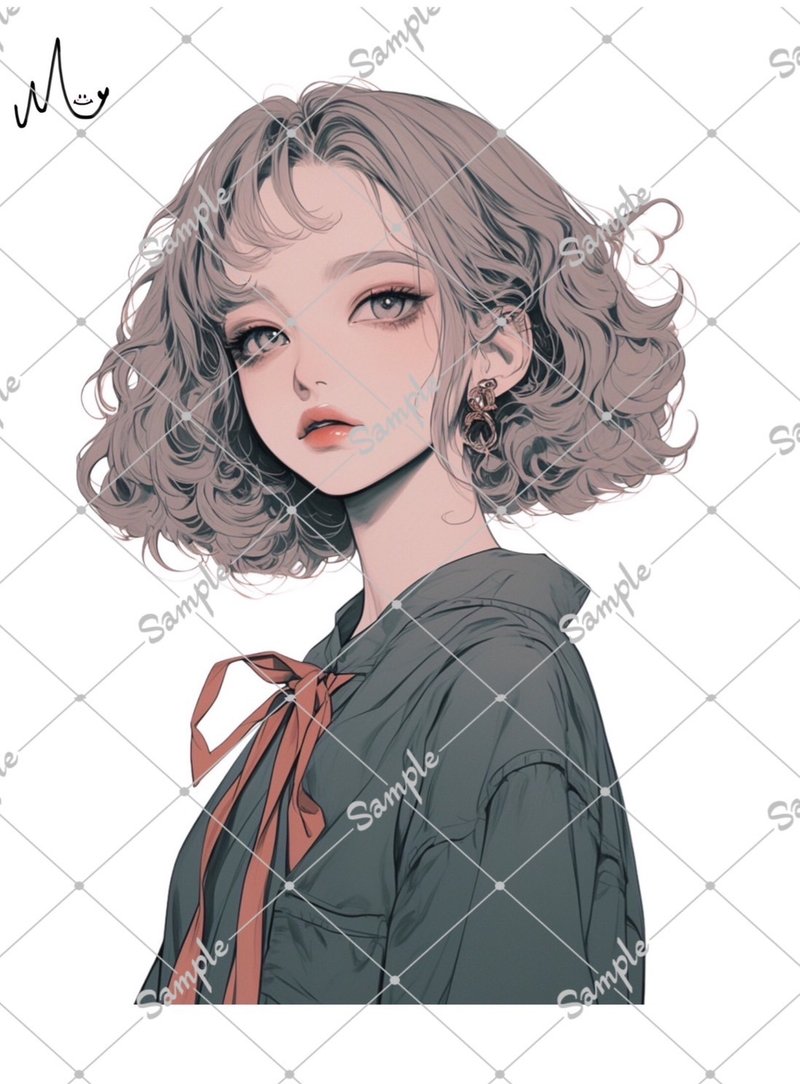オリジナル人物ステッカー - 貼紙 - 紙 