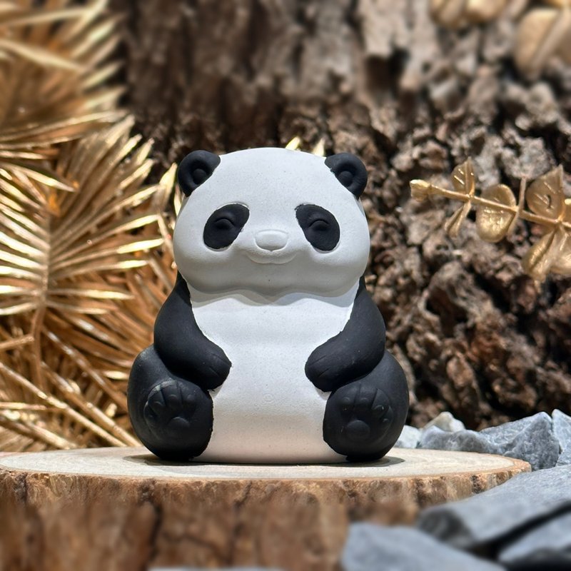 熊貓環保擴香石-Taipei Zoo 聯名3% 作為動物保育金 - 香氛/精油/擴香 - 水泥 
