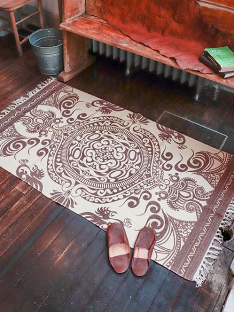 Tribal MANDALA Rug Floor Mat 150cm - 地墊/地毯 - 其他材質 