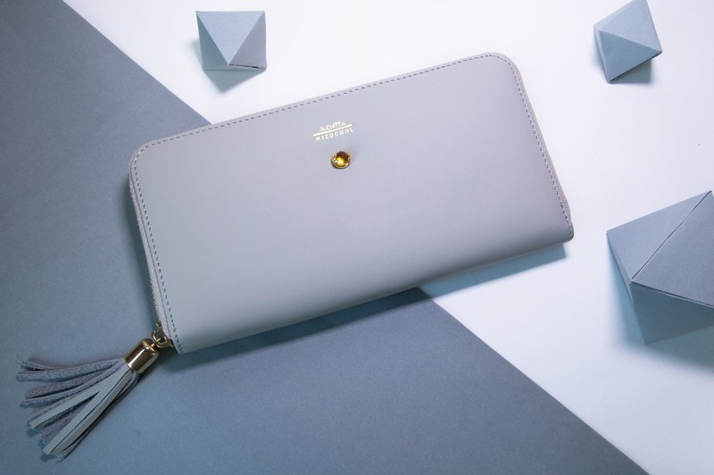 Monday Wallet - Seven Days Wallet - 錢包/皮夾/長短夾 - 真皮 藍色