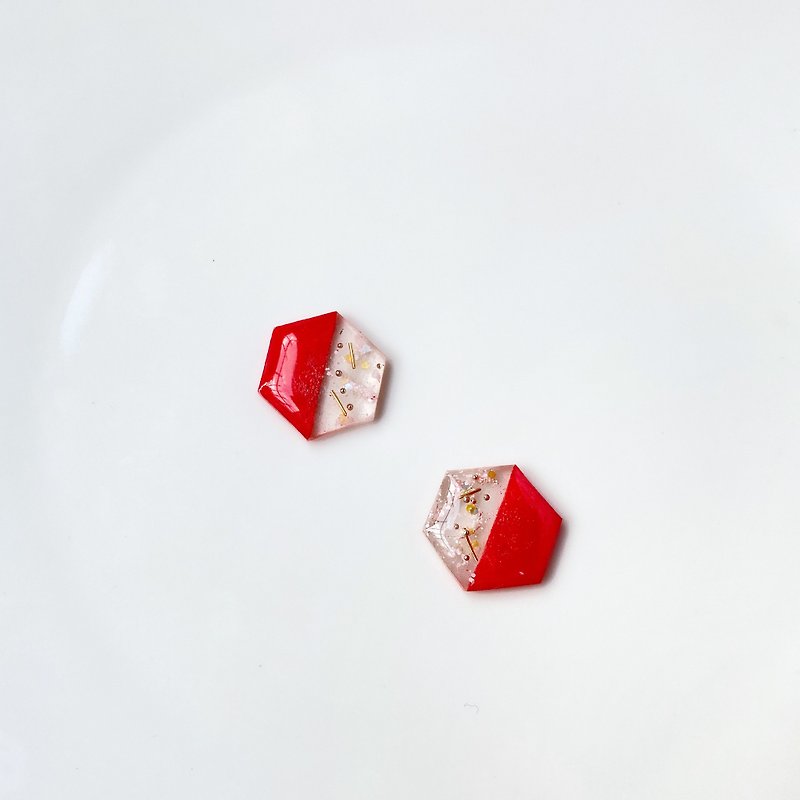 Fuyu Berry Clip/Pin Earrings