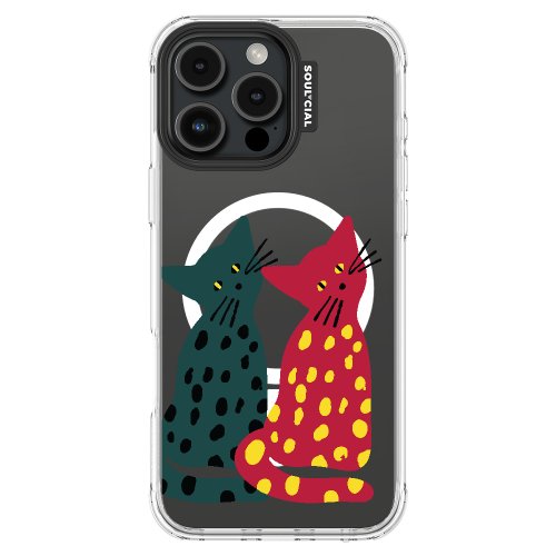 SOUL-CIAL Catitude 時尚貓模 iPhone 16 手機殼 MagSafe磁吸保護殼 手機套