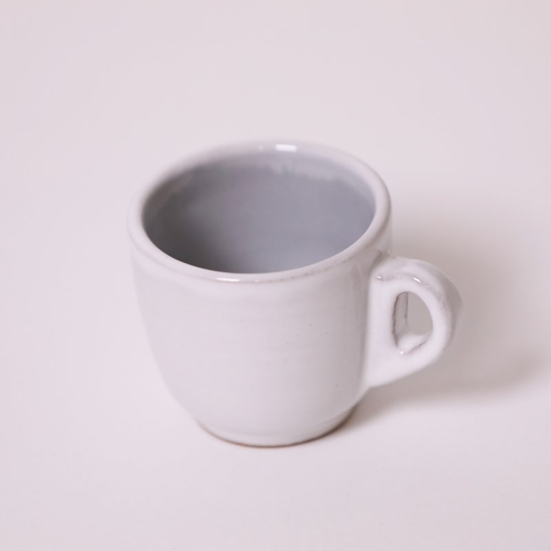 濃縮ミニマグ-ホワイト-フェアトレード - マグカップ - 陶器 ホワイト