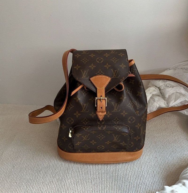 Second-hand bag LV Louis Vuitton old pattern backpack - Backpacks - Other Materials Brown