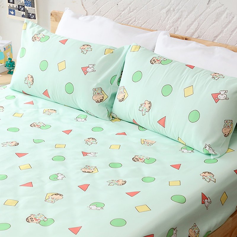 Crayon Shin-chan double bed bag set-genuine authorized TENCEL lyocell fiber moisture wicking - Bedding - Other Materials Multicolor
