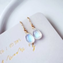 氷ピアス&イヤリング 14K 天然アクアマリン - ショップ 氷ピアス&イヤリング 14K 天然アクアマリン - ショップ