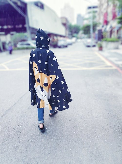 iShare愛現 自創寵物犬貓圖樣 斗篷雨衣 多圖樣可選