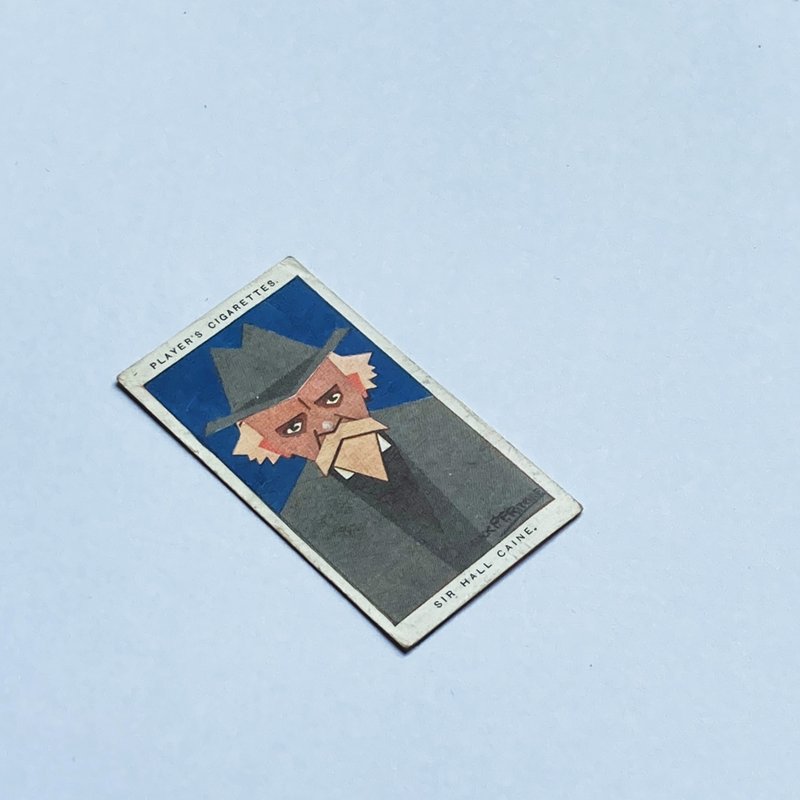 SIR HALL CHINE_UK John Player & Sons cigarette card - การ์ด/โปสการ์ด - กระดาษ สีน้ำเงิน