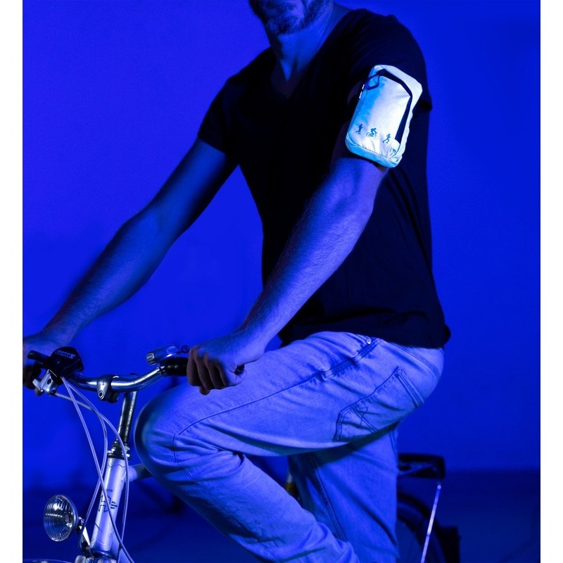 反光防潑水運動手臂包 TROIKA - 其他 - 聚酯纖維 灰色