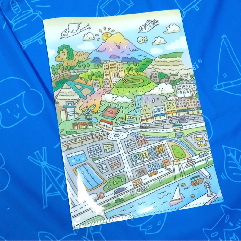 Urban Hill Series - Kowloon Peak Folder - Folders & Binders - Plastic Multicolor