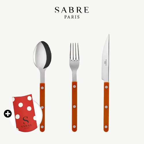 Sabre Paris Bistrot復古酒館-主餐餐具3件禮盒組-Sabre Paris