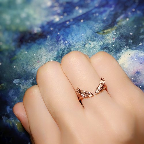 Tamasii Jewellery 飛翔小翼翼純銀戒指
