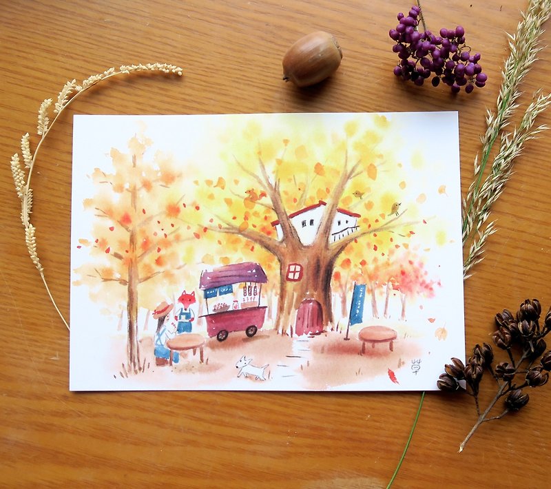 Autumn hawker postcard - Cards & Postcards - Paper Orange