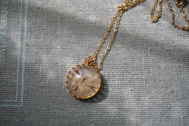 Dandelion seed necklace jewelry - สร้อยคอ - แก้ว 