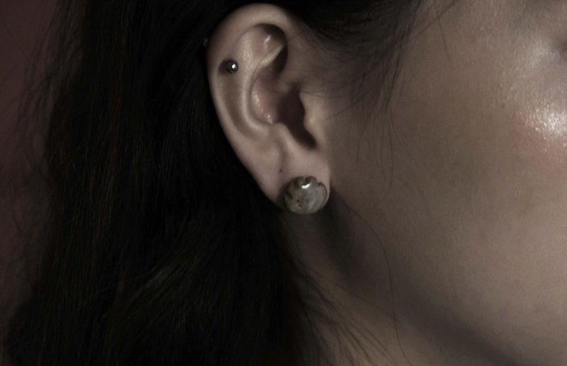 Round & Plump Bread Series No. 1 - ying work shop. - Earrings & Clip-ons - Pottery 