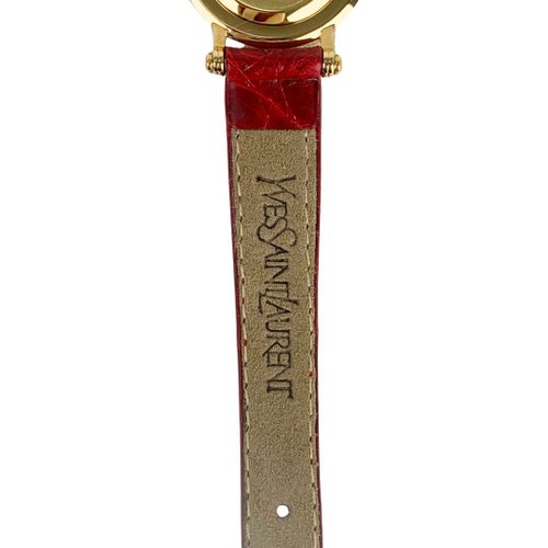 イヴ サンローラン 腕時計 5420-F46649Y レディース 革ベルト - 01480