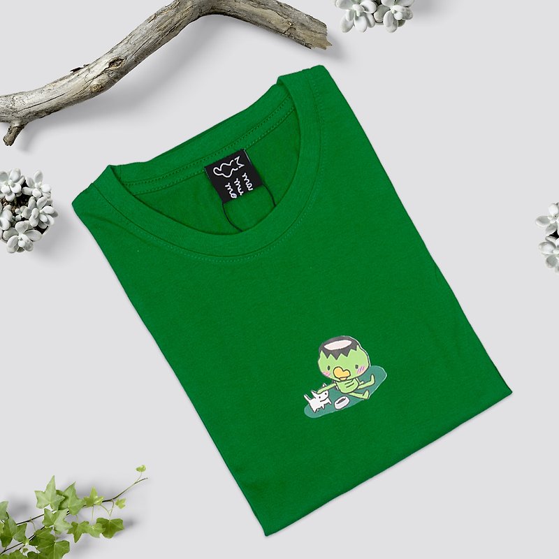 【Off-season sale】Oversize T-shirt - Kappa and Friend - Green