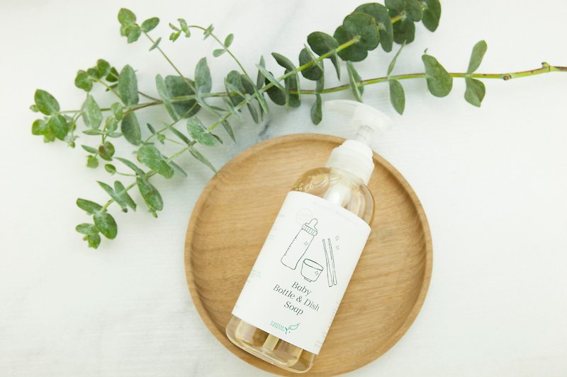 Dorcas Baby Bottle & Dish Soap / 473g - ผลิตภัณฑ์ล้างจ้าน - พืช/ดอกไม้ ขาว