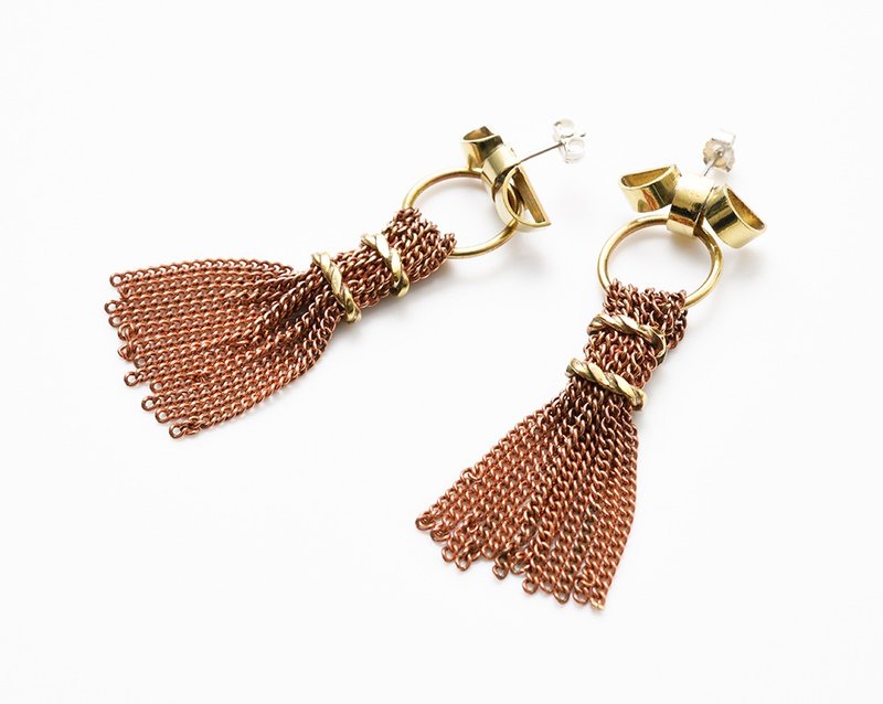 CP222(イヤリング対応可) - 耳環/耳夾/耳骨夾 - 其他金屬 金色