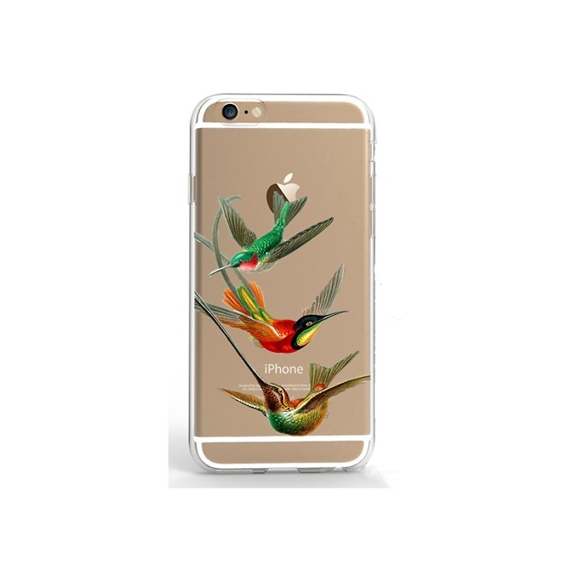 クリア iPhone ケース クリア Samsung Galaxy ケース鳥トロピック 1104 - スマホケース - アクリル 