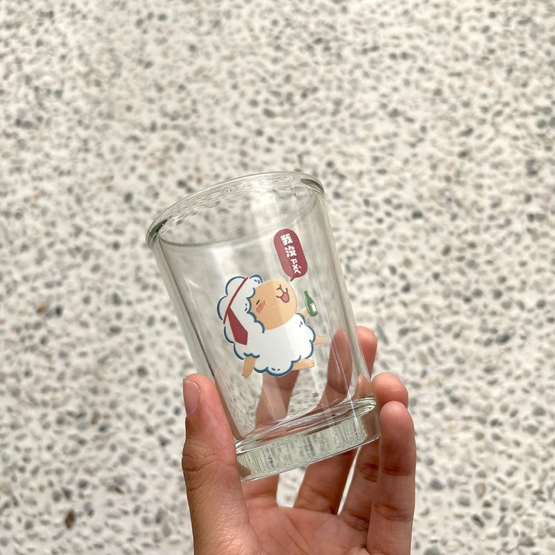 台式熱炒杯 我沒醉我沒罪 - 酒杯/酒器 - 玻璃 
