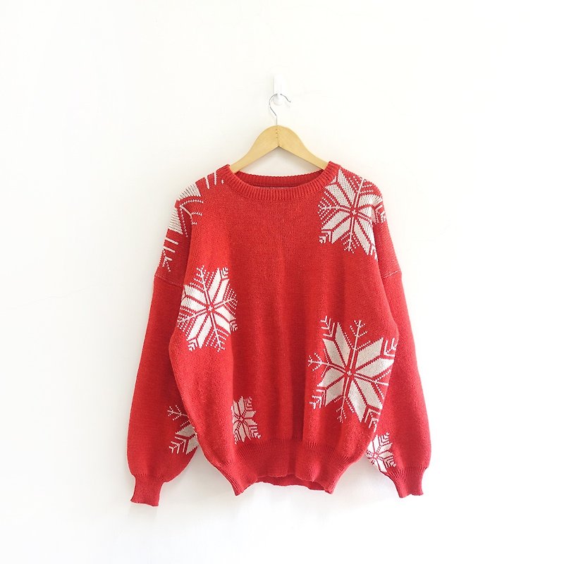│Slowly│ Snowflake - Vintage Sweater │vintage. Vintage. Art