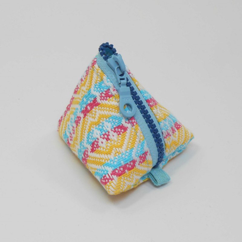 Hand-woven Zongzi Coin Purse 01 - กระเป๋าใส่เหรียญ - ผ้าฝ้าย/ผ้าลินิน หลากหลายสี