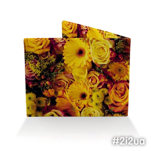 2i2UASHOP Tyvek Paper Slim Wallet, bouquet of flowers ,tyvek wallet