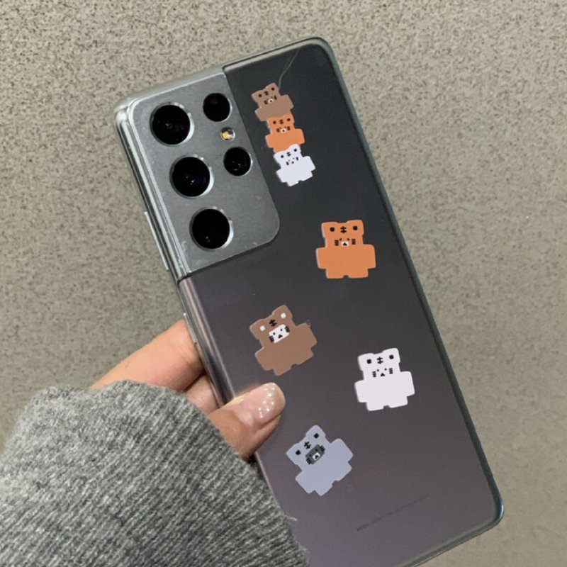 韓國文創 Chanibear seal sticker - tiger (3type) 可爱的粘贴 - 貼紙 - 紙 