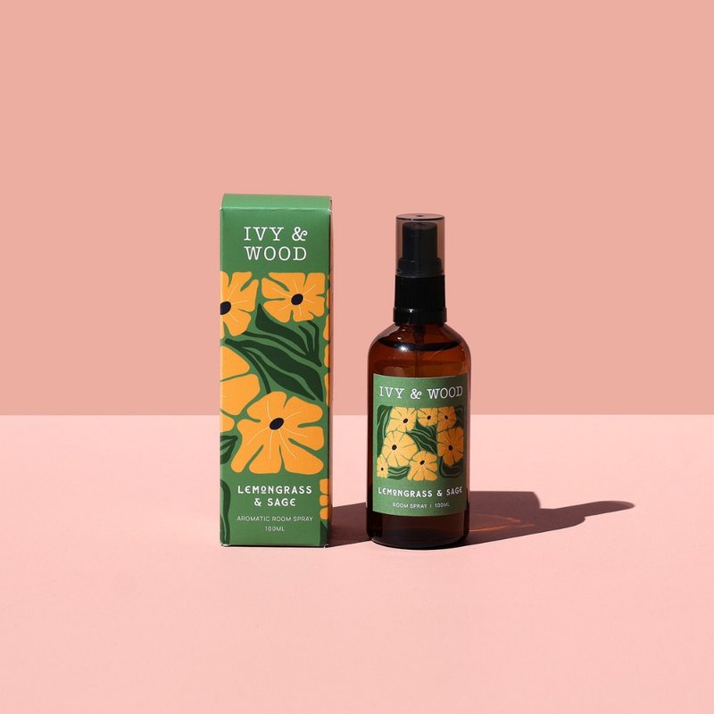 朝露草語香氛噴霧 Lemongrass and Sage Room Spray - 香氛/精油/擴香 - 其他材質 