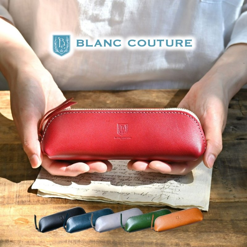 Leather glasses case zipper - Other - Genuine Leather Black