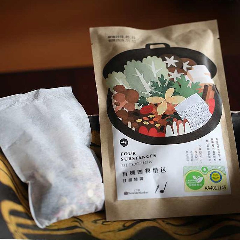 Organic Siwu Stewed Bun - 健康食品・サプリメント - 紙 