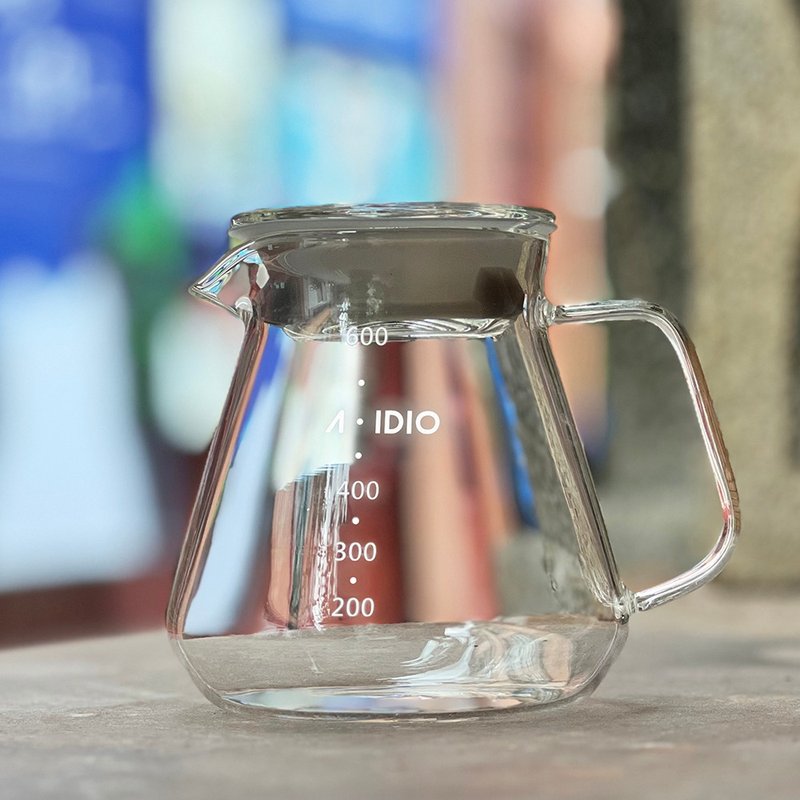 A-IDIO HEATPROOF POT(400ml/600ml) - Coffee Pots & Accessories - Glass Transparent