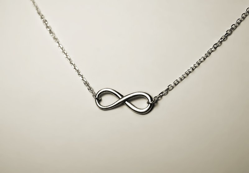 Infinity Symbol Necklace - Necklaces - Other Metals Silver