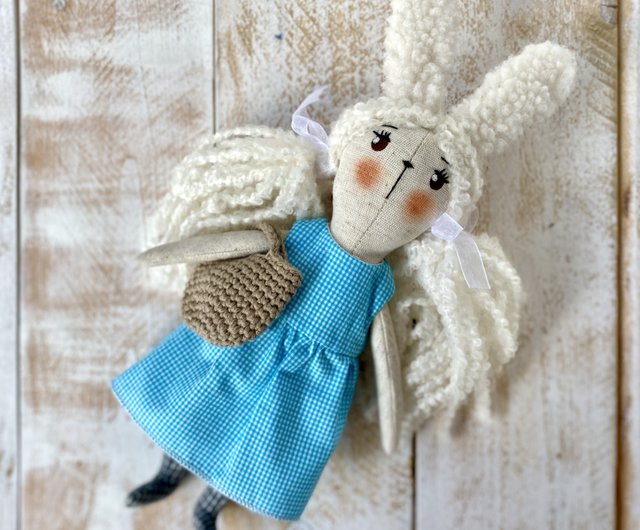 Handmade Rabbit 2024 Doll with Clothes