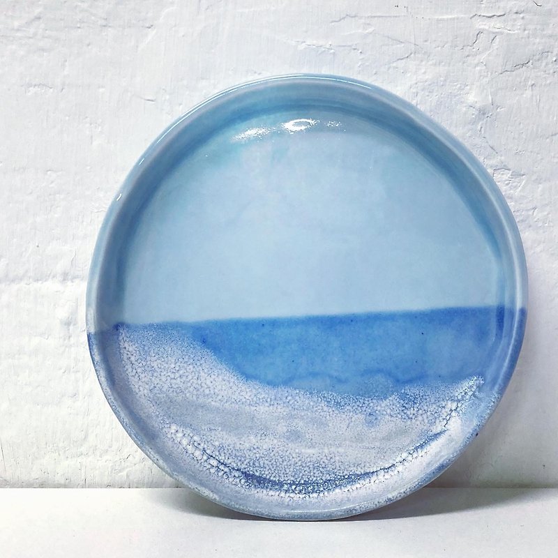 Wave Porcelain Plate - Plates & Trays - Pottery Transparent