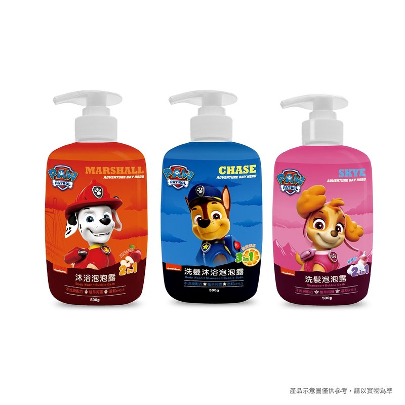 [Taiwan and Europe] Paw Patrol Paw Patrol 2-in-1 Children's Shampoo and Shower Foam - Other - Other Materials Multicolor