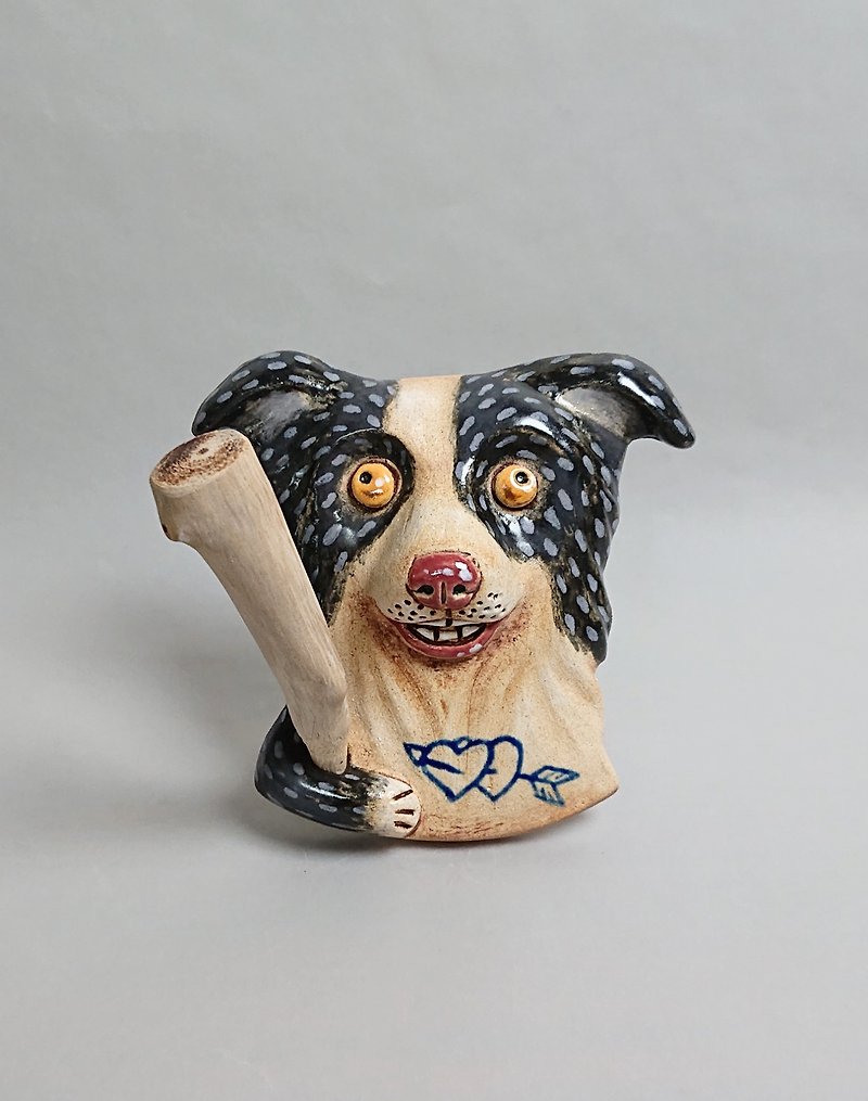Border Shepherd Diffuser 01 (Handmade Pottery) - Fragrances - Pottery White