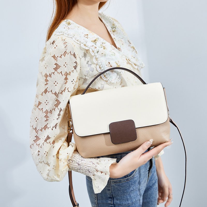 **Bag  Vintage • Leather Series** - Handbags & Totes - Genuine Leather Brown