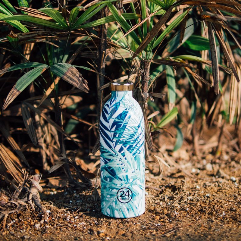 不鏽鋼 水壺/水瓶 綠色 - 意大利24Bottles【CLIMA冷熱保溫系列】蒼翠薰風 - 不鏽鋼瓶