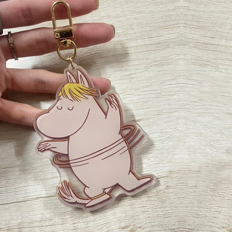 【Pinkoi x Moomin】Limited Moomin Acrylic pendant/key ring/backpack pendant - Keychains - Plastic Multicolor