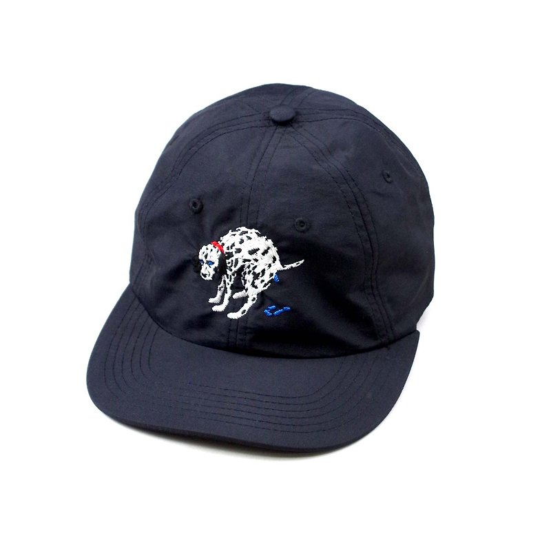 【PEGION】DALMATIAN CAP - BLACK - หมวก - ไนลอน สีดำ