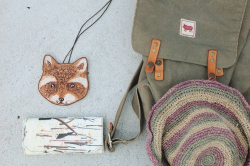 1983ER Handmade Paper Wallet-Beach branches