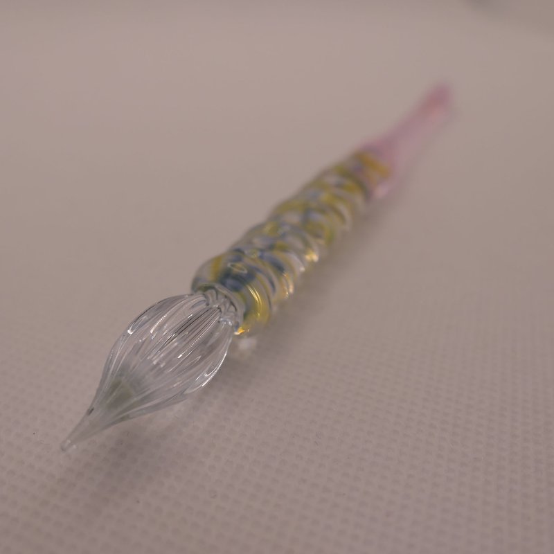 ガラスペン #4 - つけペン - ガラス ピンク