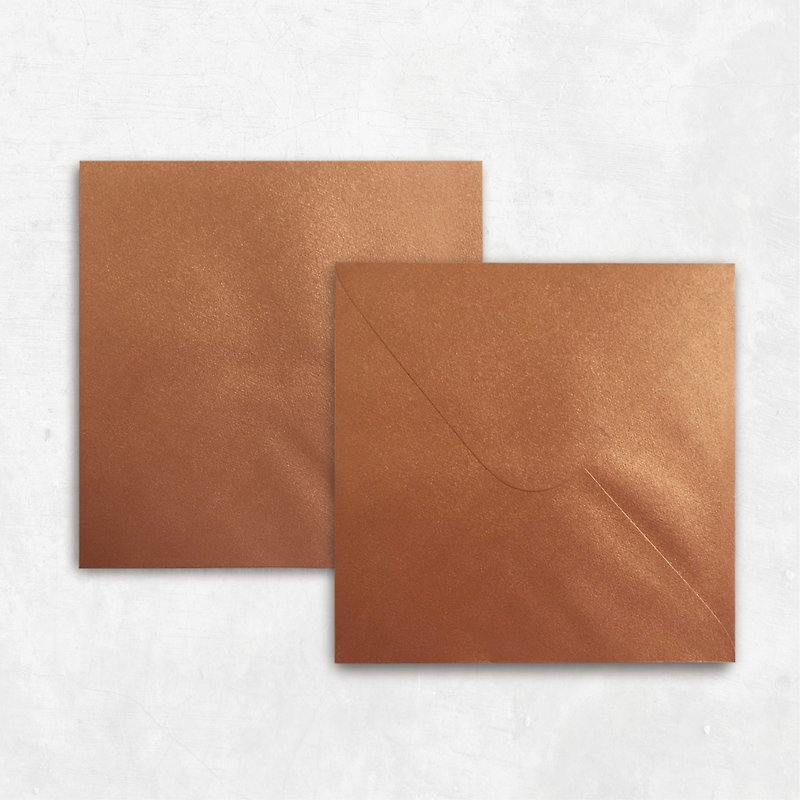 Premium bronze tea gold envelope wedding invitation blank envelope 50 into a group can increase the price bronzing service