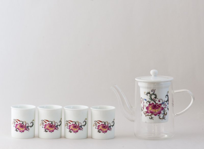 玻璃壺 陶瓷 茶具組 隨緣惜物六折起優惠搶購中 - 茶壺/茶杯/茶具 - 瓷 多色